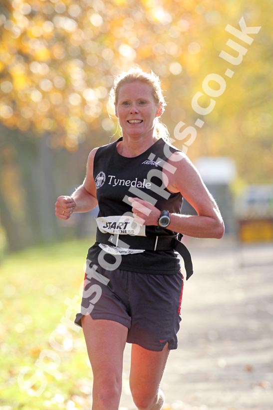 Rachel Channery wins the womens Newcastle Town Moor Marathon